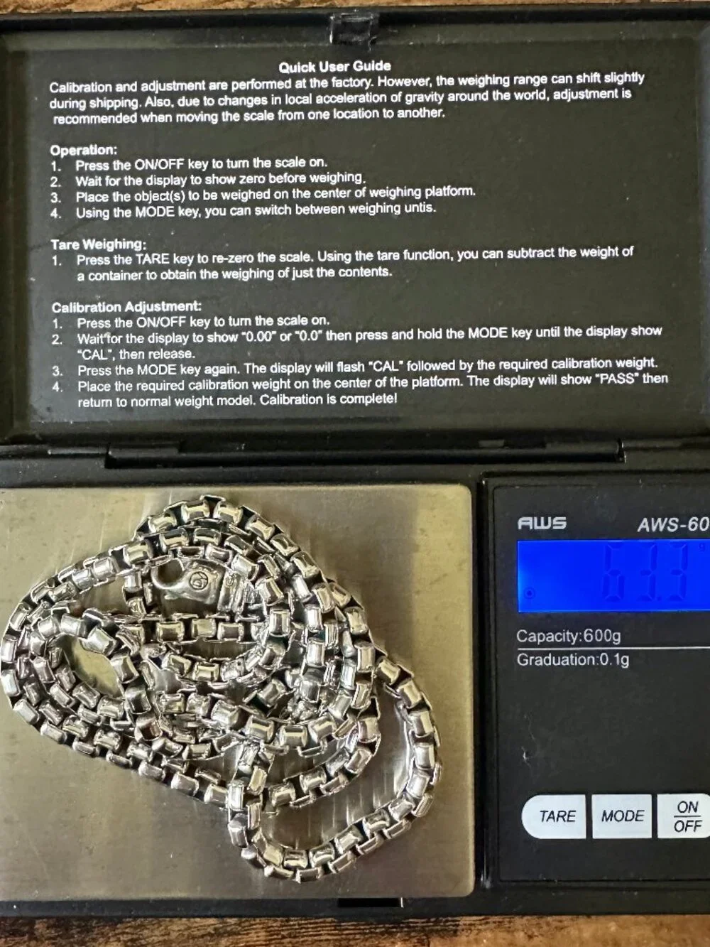 David Yurman Box Chain Necklace in Sterling Silver, 5mm, 22